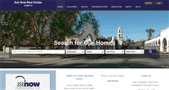 Desktop Screenshot of ojaihomes.com